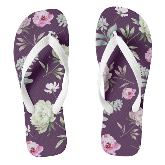 floral badesandalen (Fußbett)