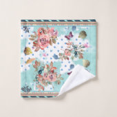 floral badhandtuch set (Waschlappen)