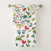 floral badhandtuch set (Insitu)