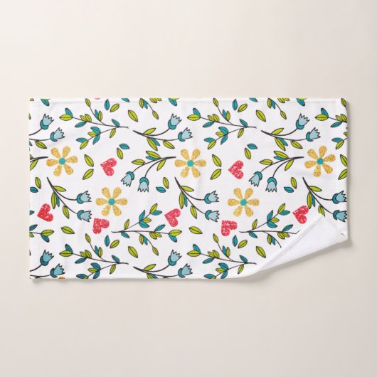 floral badhandtuch set (Handtuch)