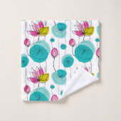 floral badhandtuch set (Waschlappen)