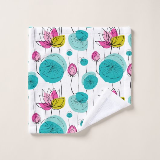 floral badhandtuch set (Waschlappen)