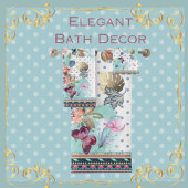 floral badhandtuch set