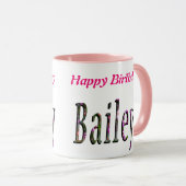 Floral-Bailey-Logo, Tasse (VorderseiteRechts)