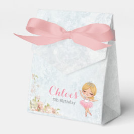 Floral Ballerina Birthday Favor Box Geschenkschachtel