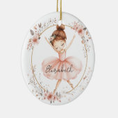 Floral Ballerina Keramik Ornament (Rechts)