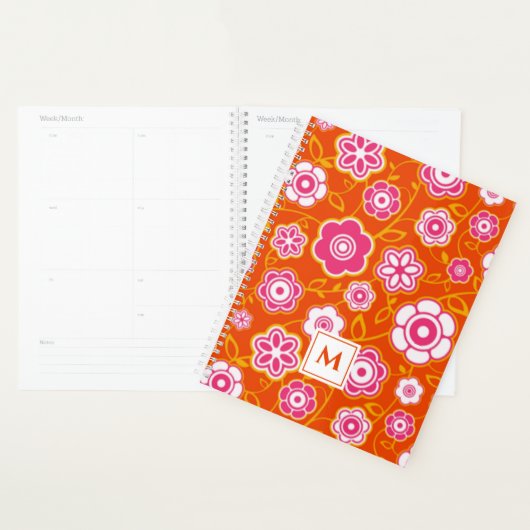 Floral Bandana Print Monogram Planer (Anzeige)