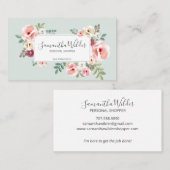 Floral Banner für Privatkunden Visitenkarte (Vorne/Hinten)