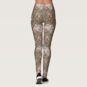 Floral Baroque Pattern – Elegant Ornamental  Leggings (Rückseite)