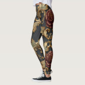 Floral Baroque Pattern – Elegant Ornamental  Leggings (Links)