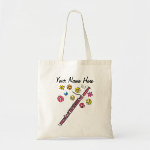 Floral Bassoon Bassoonist Woodwind Musiker Custom Tragetasche