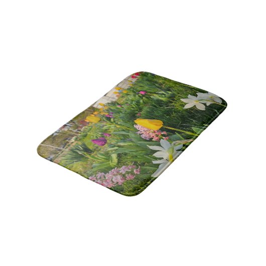 Floral Bath Mat Badematte (Schrägansicht)