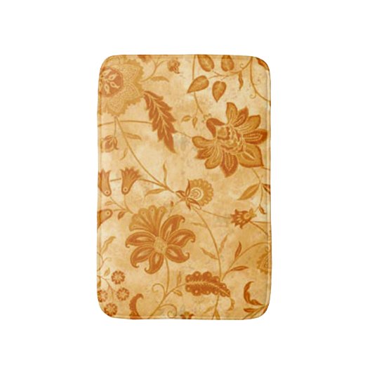 Floral Bath Mat Badematte (Vorderseite Vertikal)