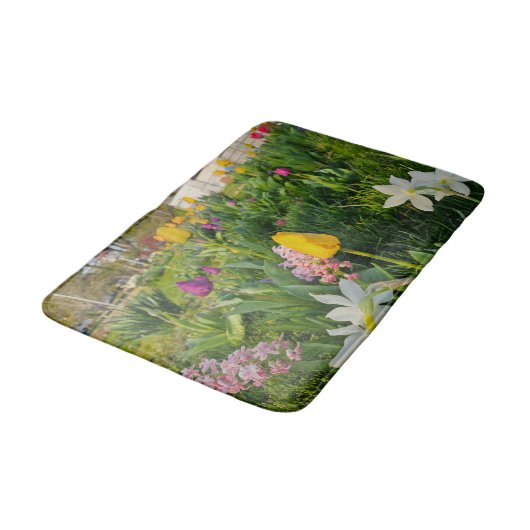 Floral Bath Mat Badematte (Schrägansicht)