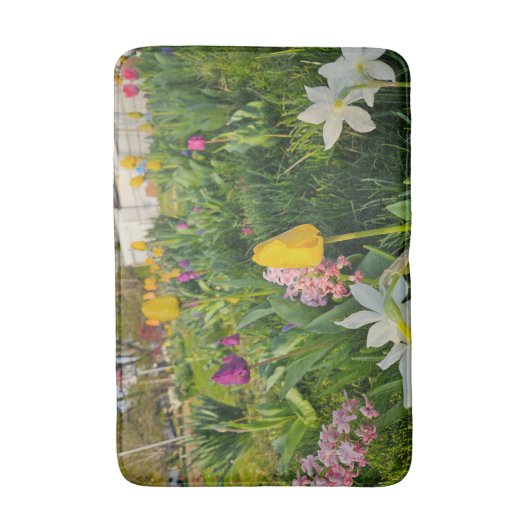 Floral Bath Mat Badematte (Vorderseite Vertikal)