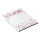 Floral Bazas mitzva Notizblock (angewinkelt)