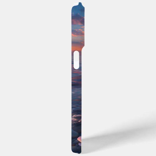 Floral Beach Sunset Phone Case - Summer Vibes (Rückseite / Rechts)