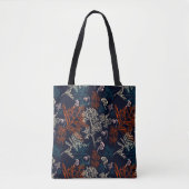 Floral Beautiful Muster Tasche (Vorderseite)