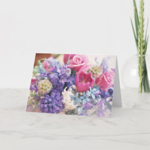 Floral Beauty Card Feiertagskarte