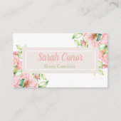 Floral Beauty Consultant Visitenkarte (Vorderseite)