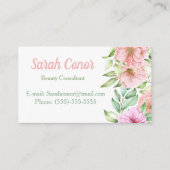 Floral Beauty Consultant Visitenkarte (Vorderseite)