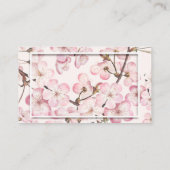 Floral Beauty Consultant Visitenkarte (Rückseite)