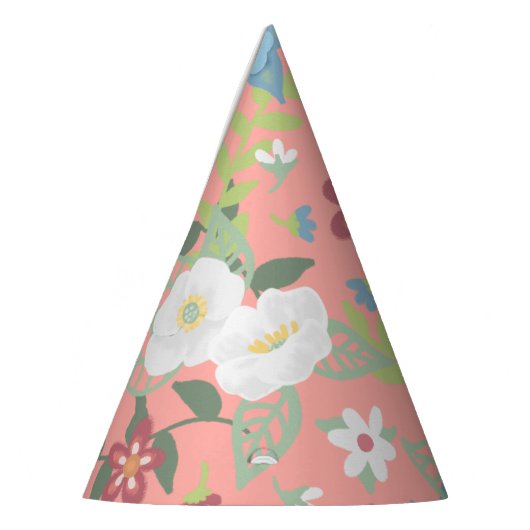 Floral Beauty | Weiße Blume | Jeder Fall Partyhütchen (Links)