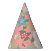 Floral Beauty | Weiße Blume | Jeder Fall Partyhütchen (Rechts)