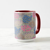 Floral Bed Gray Tasse (VorderseiteRechts)