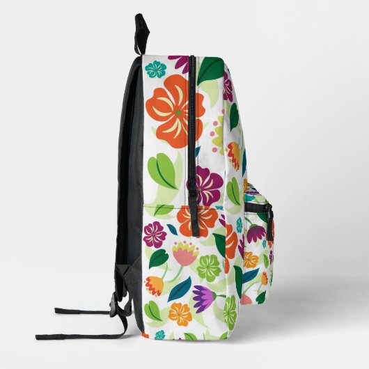 floral bedruckter rucksack (Links)