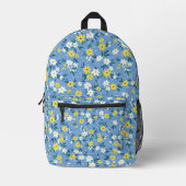 floral bedruckter rucksack (Vorderseite)