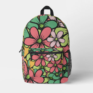 floral bedruckter rucksack