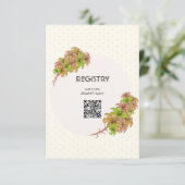 floral begleitkarte (Stehend Vorderseite)