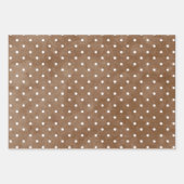 Floral Beige Brown Wedding Geschenkpapier Set (Vorderseite 2)