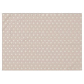 Floral Beige & weiße Tabletten Tischdecke (Vorderseite (Horizontal))