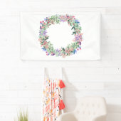 Floral Berries Wreath Banner (Insitu)