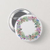 Floral Berries Wreath Button (Vorne & Hinten)