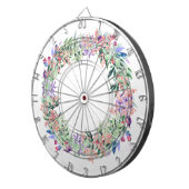 Floral Berries Wreath Dartscheibe (Vorderseite rechts)