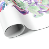 Floral Berries Wreath Geschenkpapier (Rolleneckpunkt)