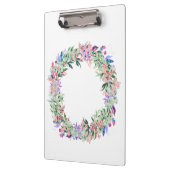 Floral Berries Wreath Klemmbrett (Links)