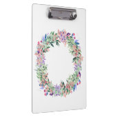 Floral Berries Wreath Klemmbrett (Rechts)