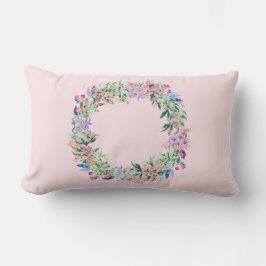 Floral Berries Wreath Lendenkissen