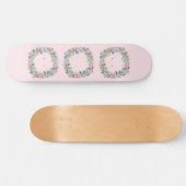 Floral Berries Wreath Skateboard (Horizontal)