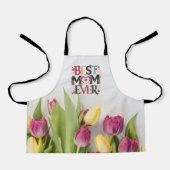 Floral Best Mama je Schürze (Vorderseite)