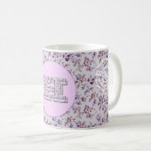 Floral Best Mom H Kaffeetasse (VorderseiteRechts)