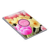 Floral Best Teacher Personalisiert Notizblock (Rechte Seite)