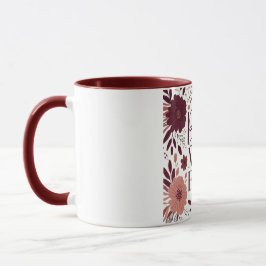 Floral Beste Mama je Eleganter Muttertag Tasse