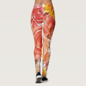 Floral besticktes Kleid Leggings (Rückseite)