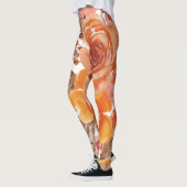 Floral besticktes Kleid Leggings (Links)