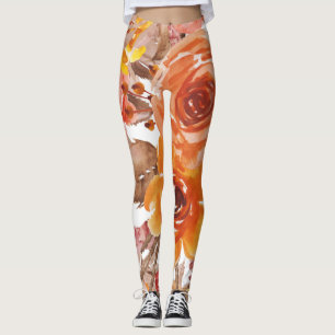 Floral besticktes Kleid Leggings